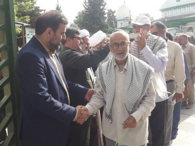 کاروان ۱۰۰ نفره پیاده آملی ها راهی مرقد امام راحل شد