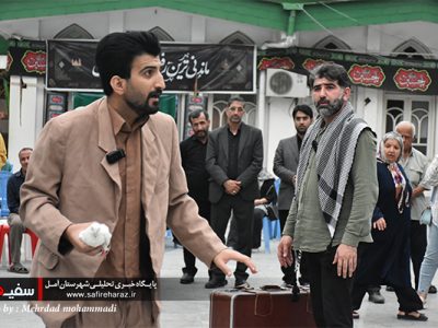برگزاری افتتاحیه ششمین اشکواره حسینی در آمل