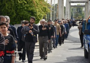 دسته روی شهادت امام جعفر صادق(ع) در آمل برگزار شد