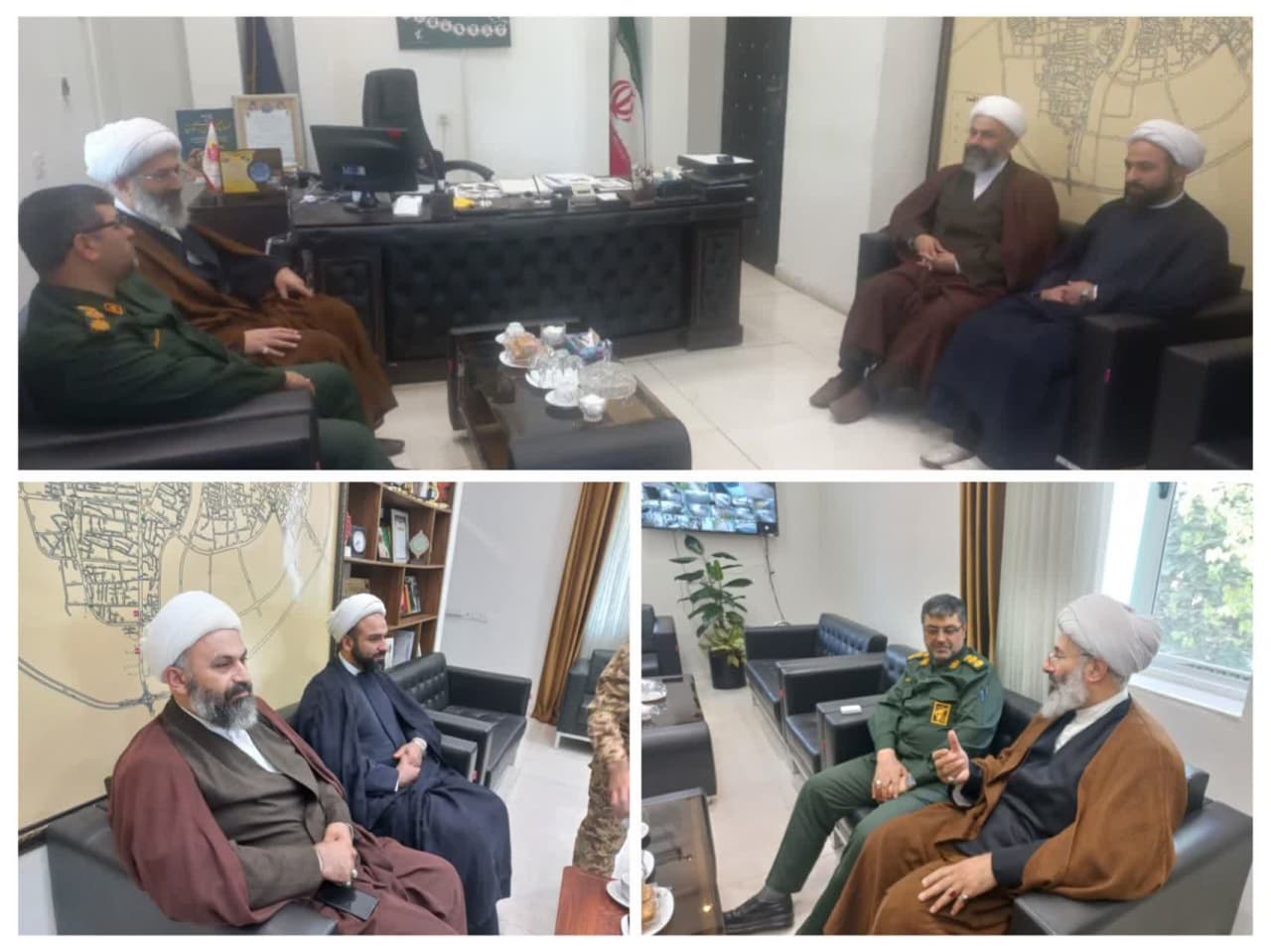 امام جمعه دابودشت و دشت سر آمل با فرمانده سپاه دیدار کردند