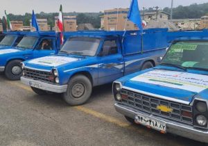 اهدا ۱۰ سری جهیزیه به نوعروسان شهرستان آمل