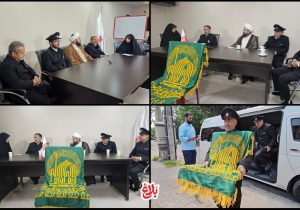 دیار علویان در آغوش پرچم امام رضا (ع)