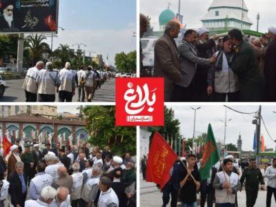 اعزام کاروان پیاده زائران آمل به مرقد امام راحل