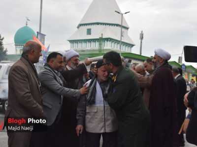 گزارش تصویری / اعزام کاروان پیاده آمل از حرم تا حرم