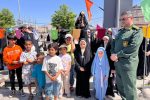 همدلی با کودکان مظلوم غزه در پویش «کبوتران سرخ» در آمل