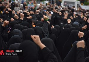 زنان ایران، سنگر غیرت شدند
