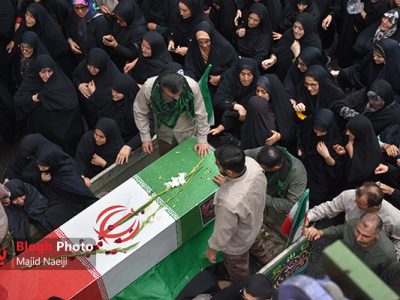 گزارش تصویری/ تشییع پیکر شهید «مجید تجن‌جاری» ‌در آمل