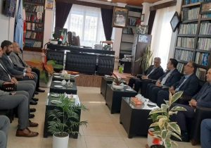 دیدار رئیس دانشگاه شمال با دادستان شهرستان آمل