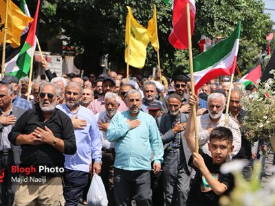 گزارش تصاویر/ راهپیمایی «جمعه خشم و نصر» در آمل