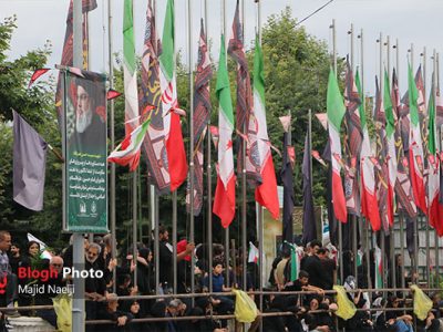 گزارش تصویری/ مراسم دسته‌روی روز عاشورا در آمل