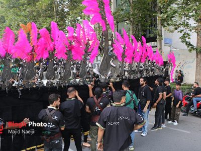 مراسم «علم گردانی» در آمل