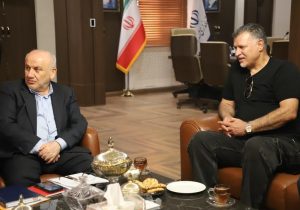 دیدار علی دایی با استاندار مازندران