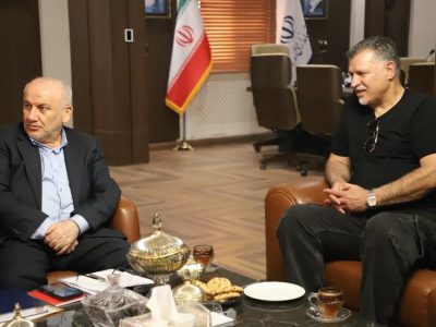 دیدار علی دایی با استاندار مازندران