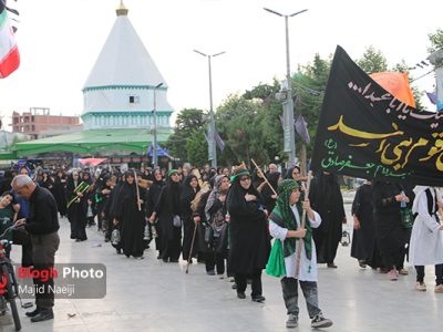 گزارش تصویری/آیین حرکت دسته « قوم بنی‌اسد» در آمل