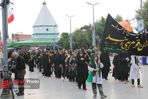 گزارش تصویری/آیین حرکت دسته « قوم بنی‌اسد» در آمل