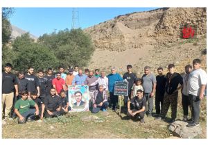 حضور بسیجیان پایگاه مقاومت تجن‌جار علیا؛ در یادواره شهدای نمارستاق