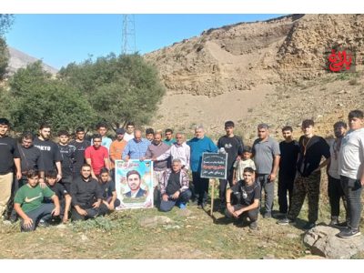 حضور بسیجیان پایگاه مقاومت تجن‌جار علیا؛ در یادواره شهدای نمارستاق