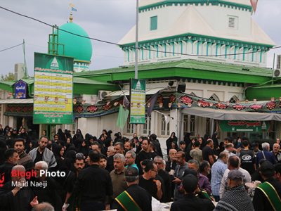 گزارش تصویری/راهپیمایی جاماندگان اربعین بر سرِ «عهدِ حسینی»