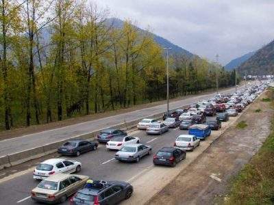 از ترافیک سنگین در محورها تا هشدار زرد هواشناسی