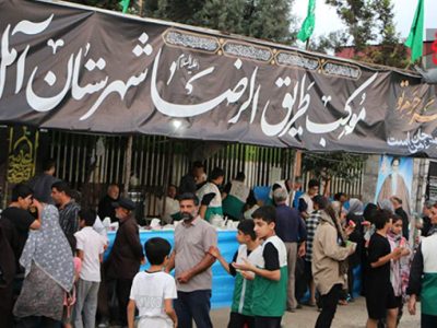 موکب طریق الرضا در آمل برپا شد