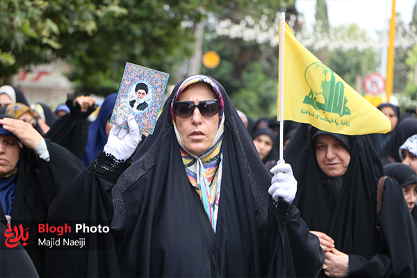 راهپیمایی «جمعه خشم و نصر» در آمل