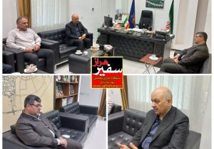 دیدار سرپرست جدید آموزش و پرورش آمل با فرمانده سپاه این شهرستان