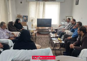 دیدار با مادر شهید لطفی؛ نماد صبر و ایستادگی