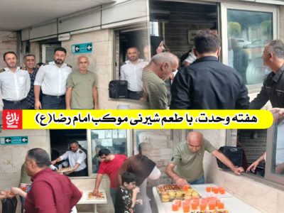 هفته وحدت با طعم شیرینی موکب امام رضا (ع)