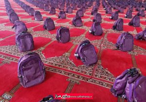 مهر مهربانی” در آمل؛ ۱۳۰۰ فرصت تحصیلی با دستان خیرین و گروه‌های جهادی نورانی شد