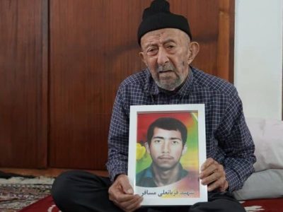 پدر بسیجی شهید «قربانعلی مسافر» به کاروان عاشقان پیوست