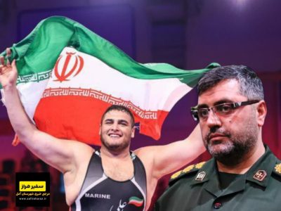 طلای جهانی هدایتی و تقدیر فرمانده سپاه آمل