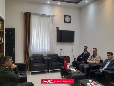 دیدار رییس جدید اداره حفاظت محیط زیست آمل با فرمانده سپاه شهرستان