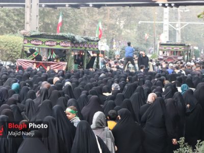 تشییع پیکر مطهر ۱۰ شهید گمنام در آمل