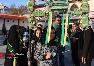 اعزام دانش‌آموزان دختر به اردوی راهیان نور در آمل