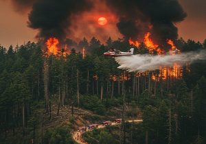 نبرد تمام‌عیار هیرکانی با آتش