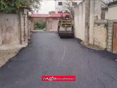 آسفالت ۳۰ هزار مترمربع از معابر شهربابکان آمل تا پایان سال