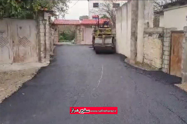آسفالت ۳۰ هزار مترمربع از معابر شهربابکان آمل تا پایان سال