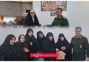 دیدار معنوی حاجیه‌های بسیجی با فرمانده سپاه آمل پس از بازگشت از حج