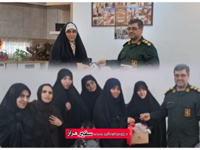 دیدار معنوی حاجیه‌های بسیجی با فرمانده سپاه آمل پس از بازگشت از حج