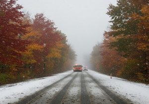 وقتی برف به ارتفاعات سلام می‌کند