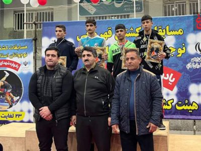 تیم آمل بر بام کشتی آزاد نوجوانان استان ایستاد