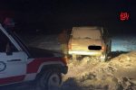 نجات ۲۸ مسافر گرفتار در کولاک محور هراز