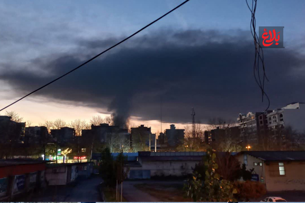 مهار حریق در تأسیسات کاله آمل مهار حریق در تأسیسات کاله آمل