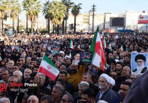 قیام مردم آمل علیه آشوبگران صهیونی-آمریکایی