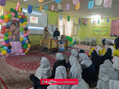آئین گرامیداشت سرباز شهید “مرتضی قربان‌زاده” در مدرسه‌اش برگزار شد