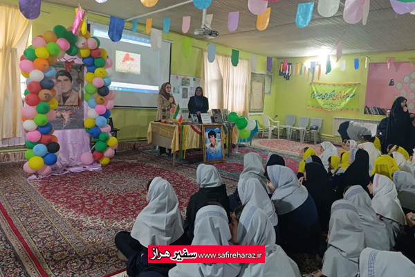 آئین گرامیداشت سرباز شهید “مرتضی قربان‌زاده” در مدرسه‌اش برگزار شد