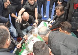 قهرمانان کشتی آسیا در آغوش خاک آمل آرام گرفتند