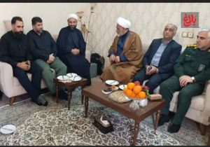 تجلیل از خانواده معظم شهید متین نجار در لاریجان