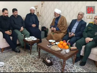 تجلیل از خانواده معظم شهید متین نجار در لاریجان