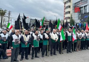 مشعل‌داران رضوی با جانشین رهبر بیعت کردند